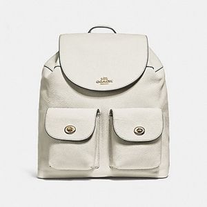 Coach Billie Pebble Leather Backpack